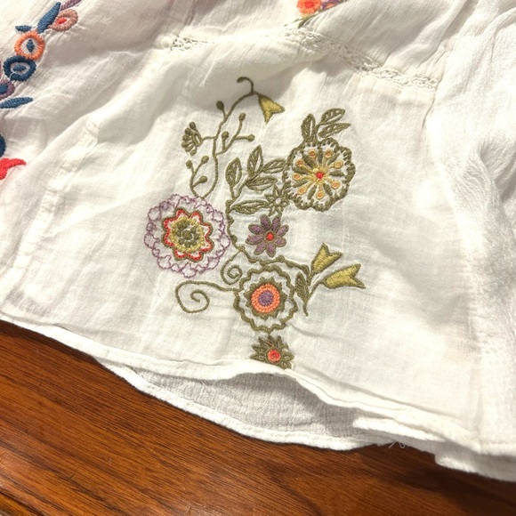 Anthropology Floreat Floral Embroidered Tank Top - Picture 8 of 8